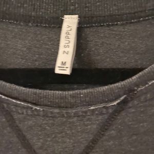 Charcoal grey z supply shirt